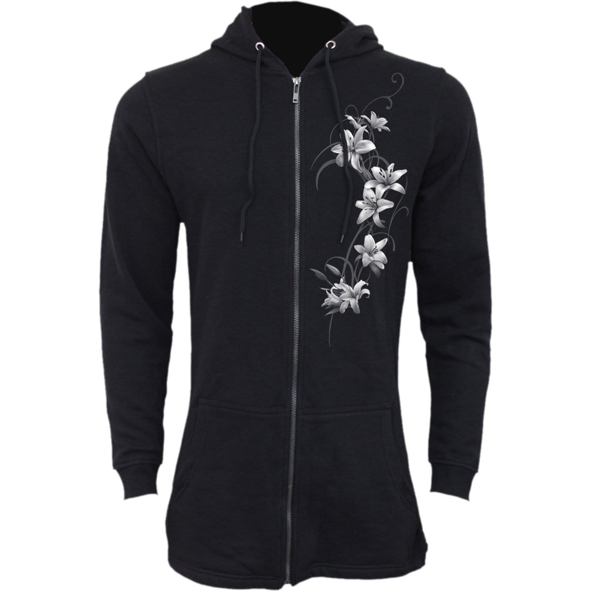 PURE OF HEART - Ladies Fish Tail Full Zip Hoody - Zip Sleeve -  - Hoodies