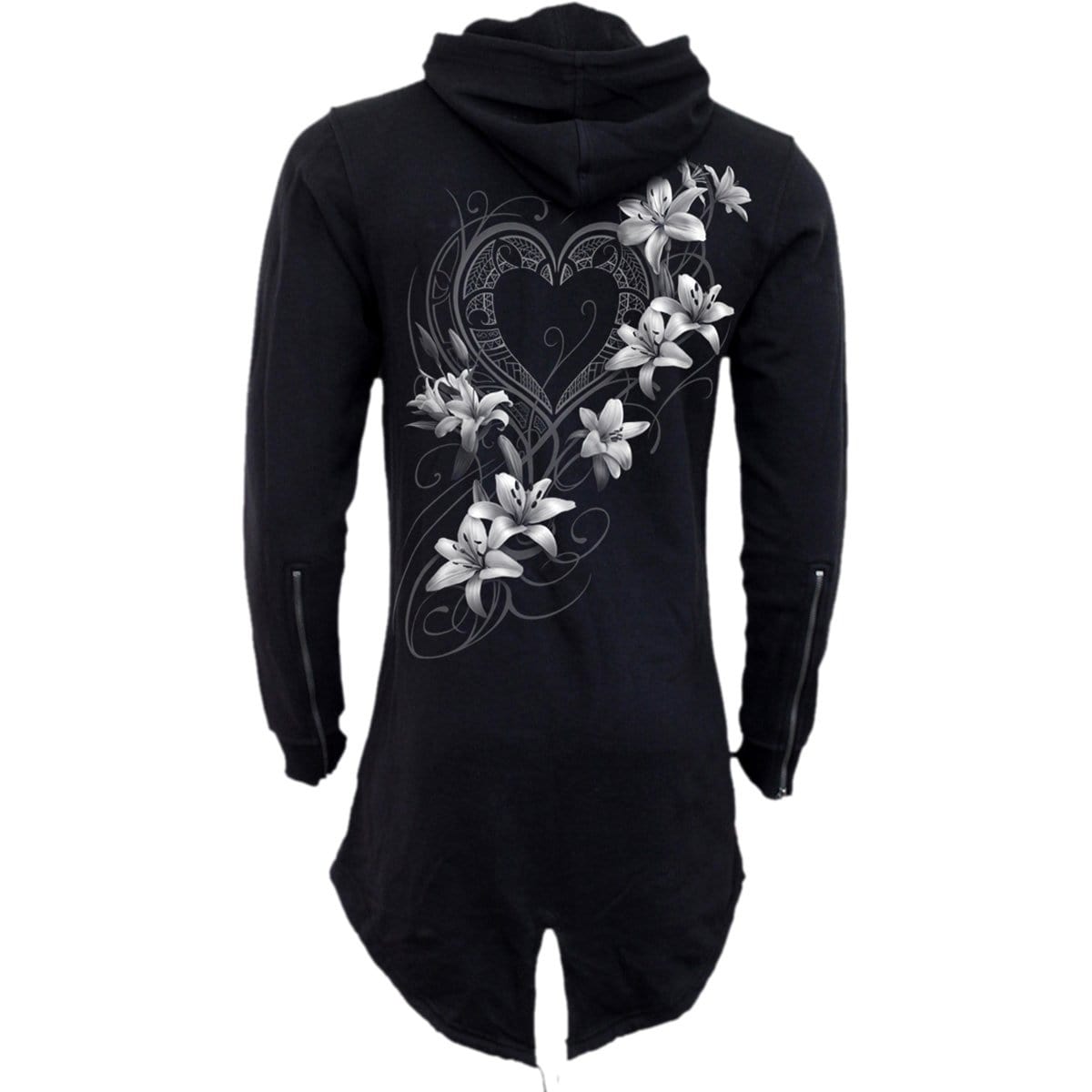 PURE OF HEART - Ladies Fish Tail Full Zip Hoody - Zip Sleeve -  - Hoodies