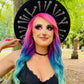 Vegan Felt Wide Brim Hat - Flat Top XL Brim - "Coffin Nails" -  - 