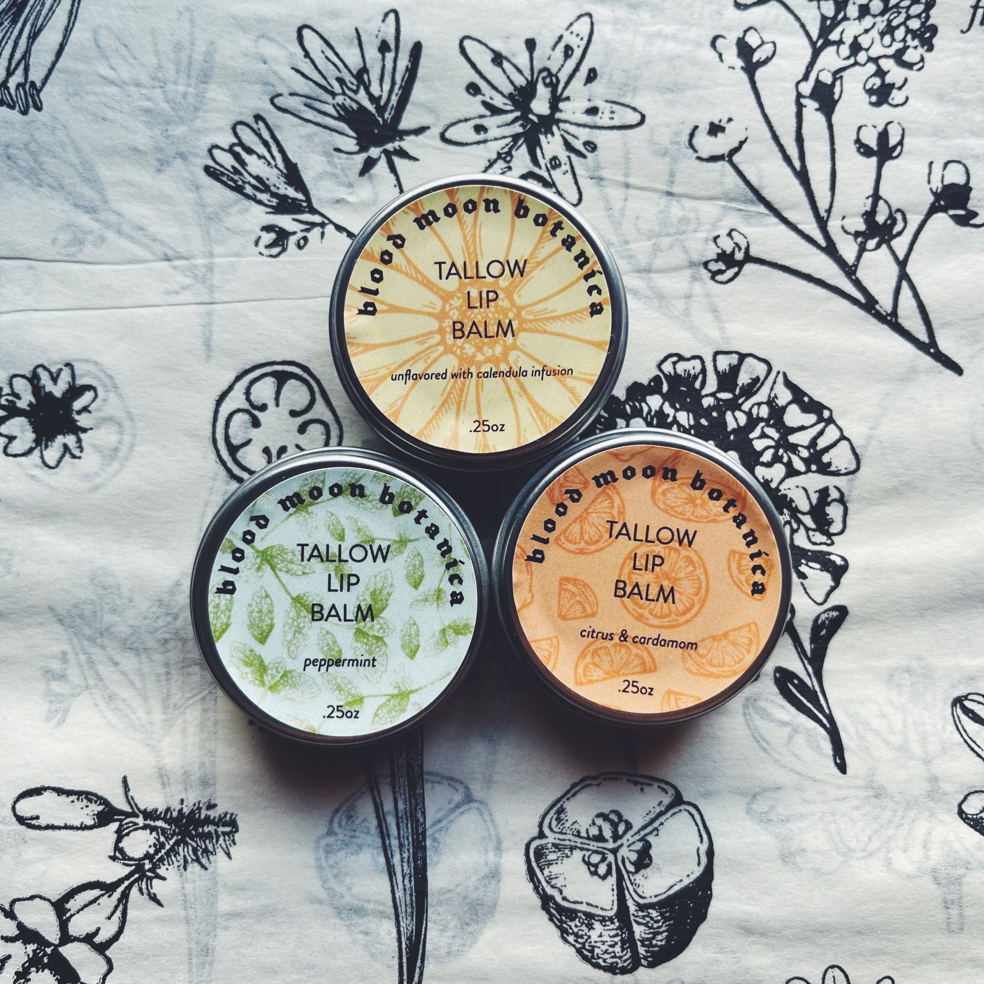 Tallow (Calendula Infused) Lip Balm -  - 