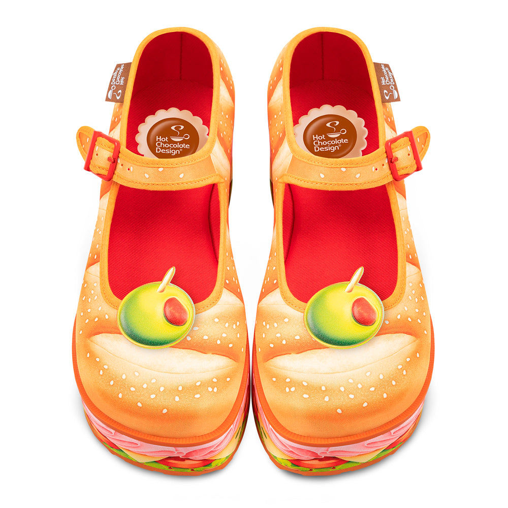 Footlong Women's Mary Jane Platform