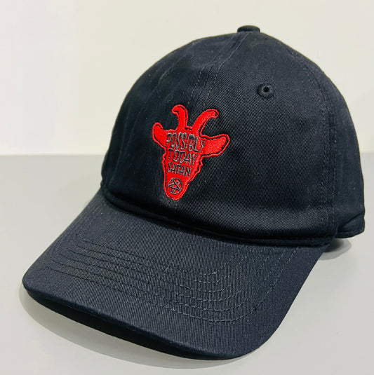Possibly Today Satan Embroidered Dad Hat - READY TO SHIP -  - 