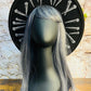 Vegan Felt Wide Brim Hat - Flat Top XL Brim - "Coffin Nails" -  - 