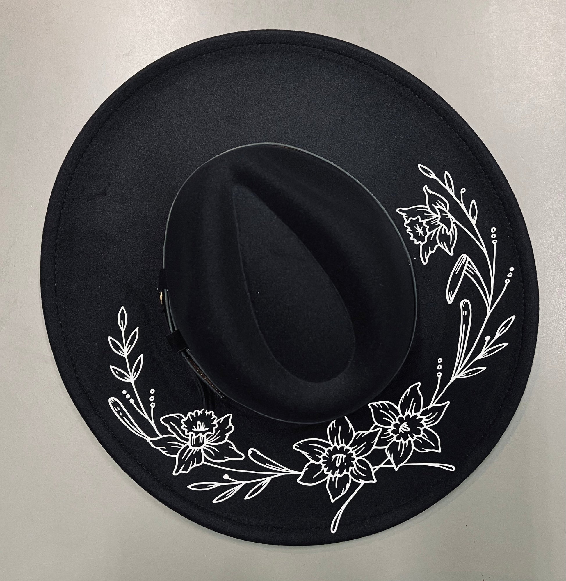 Vegan Felt Hat - XL Brim - Daffodil -  - 