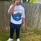 Smurf Oversized Crop Top - Super Max Heavyweight Streetwear Essential
