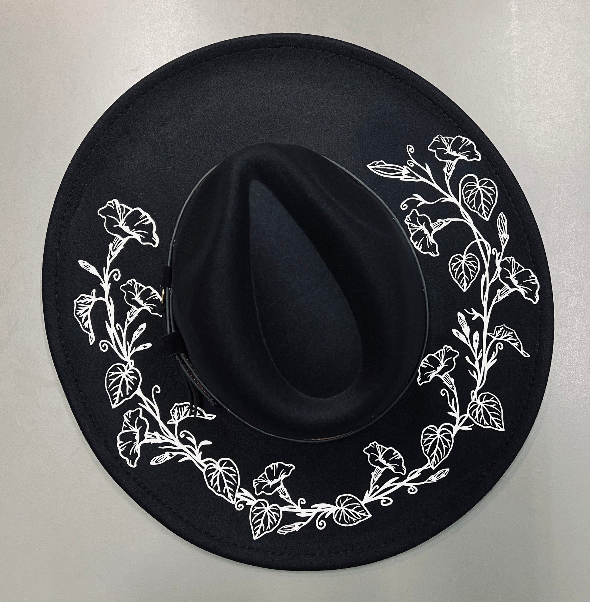 Vegan Felt Hat - XL Brim - Morning Glory -  - 