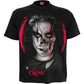 THE CROW - SKULL FACE - Front Print T-Shirt Black -  - T-Shirts