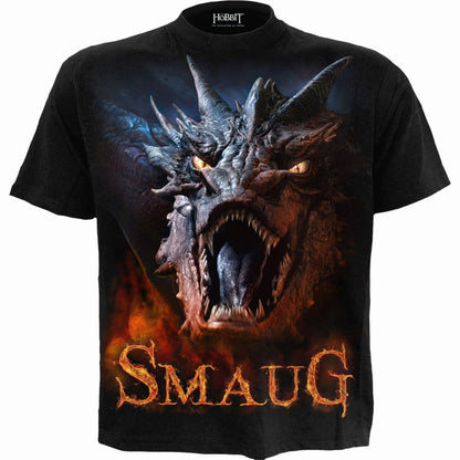 THE HOBBIT - SMAUG - T-Shirt Black -  - T-Shirts