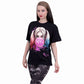 HARLEY QUINN - MAD LOVE - Front Print T-Shirt Black -  - T-Shirts