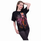 HARLEY QUINN - TRICK OR TREAT - Front Print T-Shirt Black -  - T-Shirts