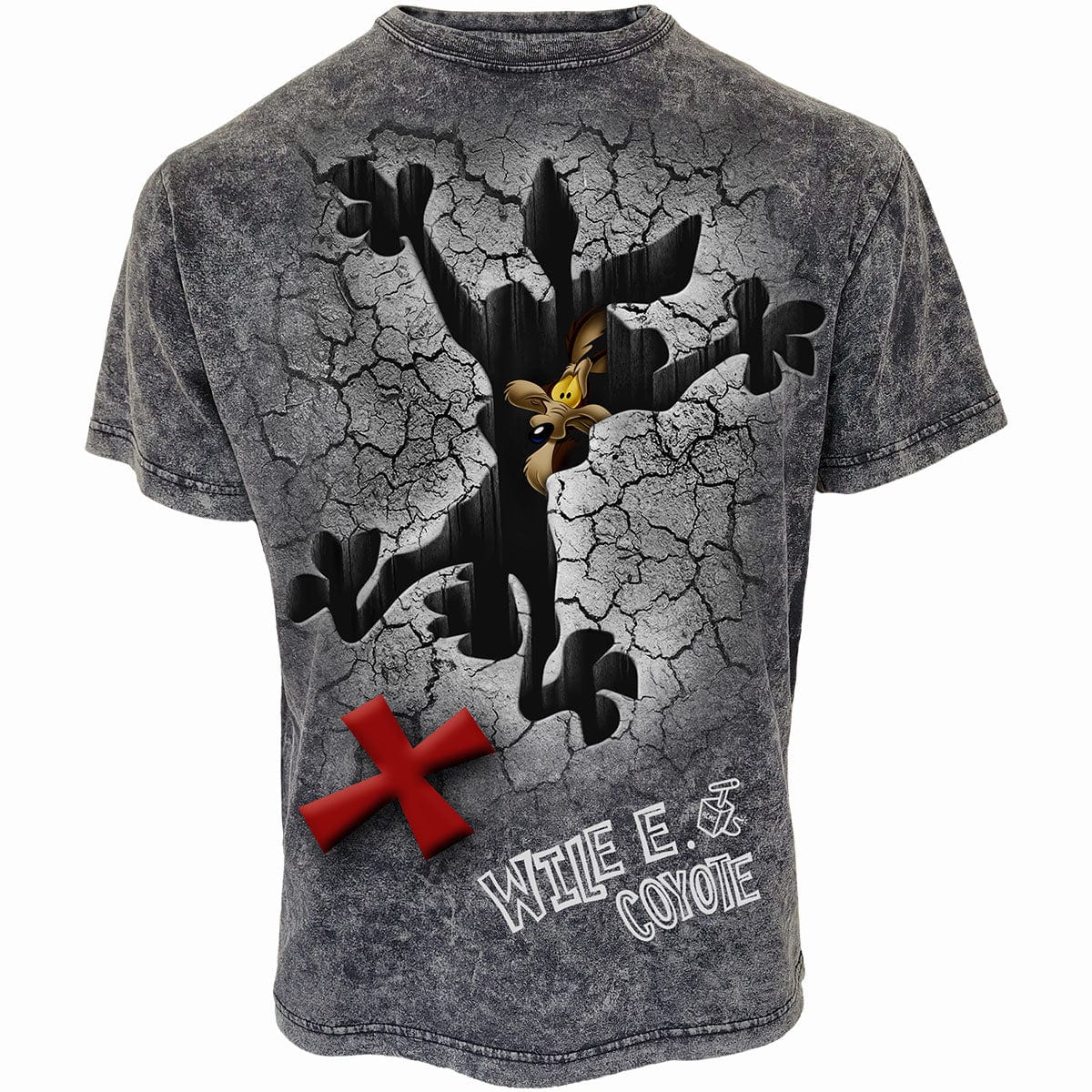 COYOTE - MISSED THE SPOT - Acid Wash T-Shirt -  - T-Shirts