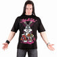 BUGS - EVIL BUNNY - Front Print T-Shirt Black -  - T-Shirts