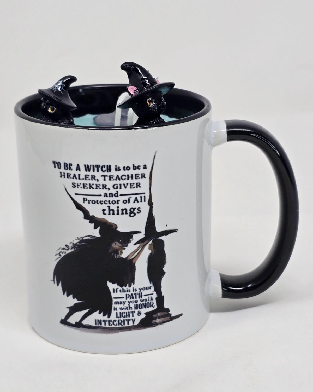Artisan One Moon Flame Hedgewitch Hearth Mug Rosemary Cedar Candle