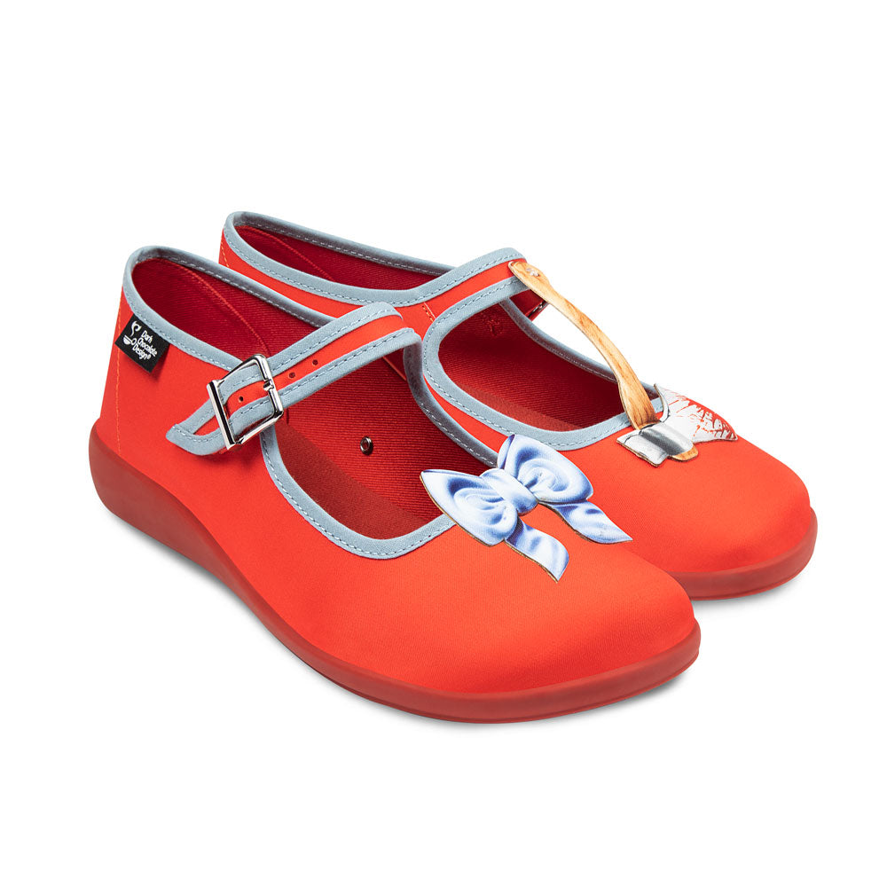Horror Film Women's Mary Jane Flats