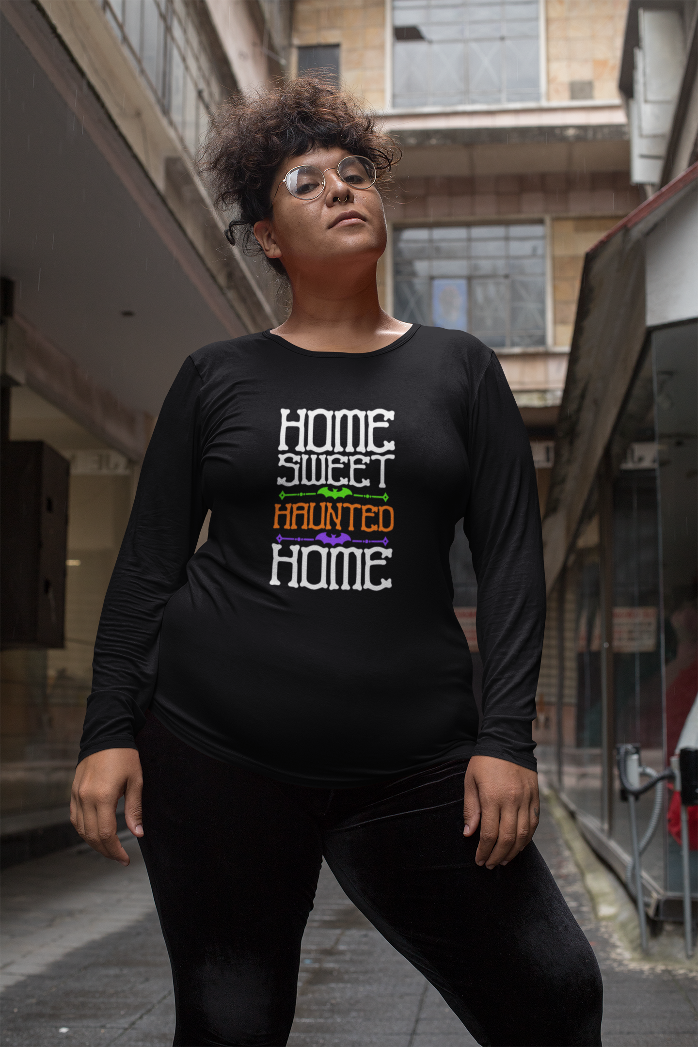 Home Sweet Haunted Home Spooky Tee - Unisex Halloween Shirt