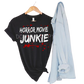 Red & White Crime Junkie Unisex Horror Movie Tee