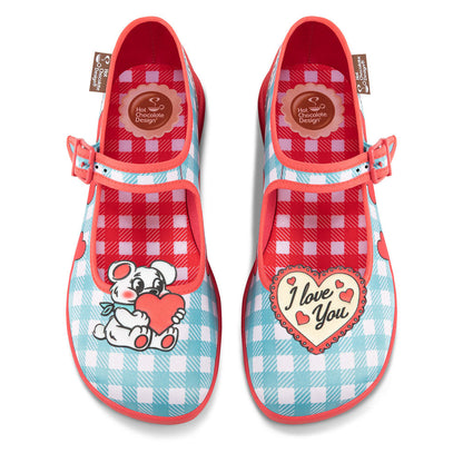 I Love You Women's Mary Jane Flat -  - Flats