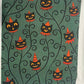 "Creeping Jack Vine" Black Vintage Cat Johanna Parker Exclusive - High-quality Handcrafted Vibrant Leggings -  - Leggings