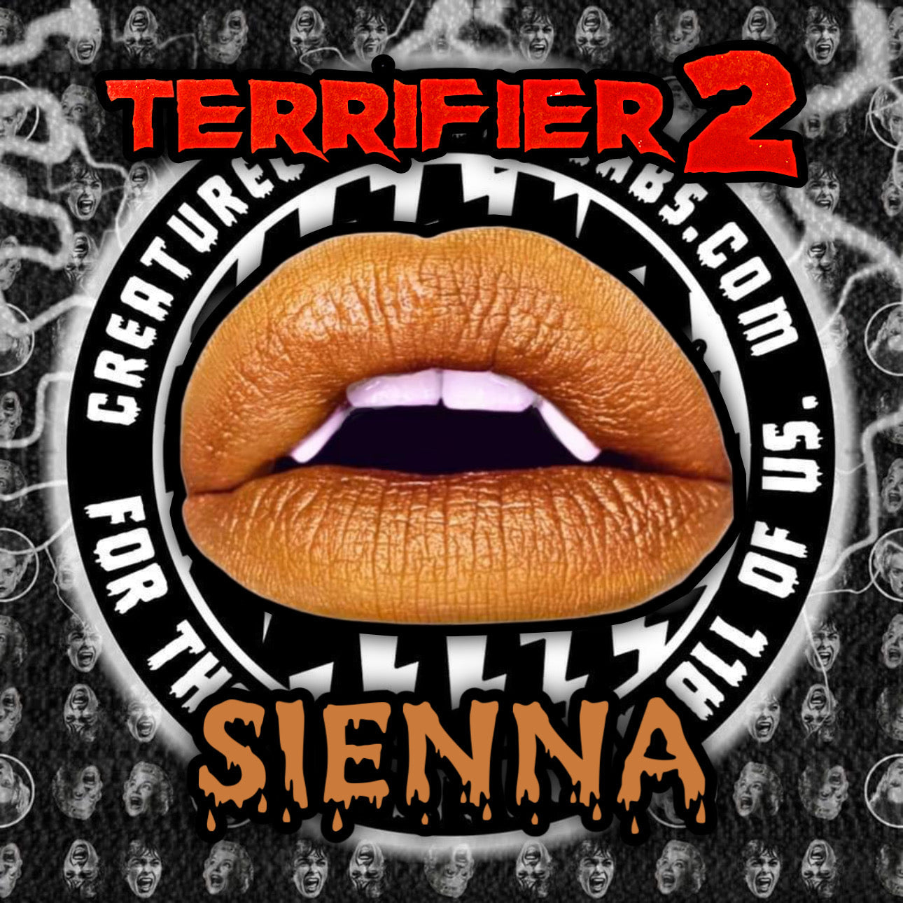 TERRIFIER Mutilation Matte Lipsticks W/ VHS Horror FX