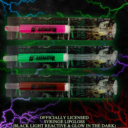 RE-ANIMATOR Syringe Lip Gloss W/ Horror FX Shine – Creature Cosmetics