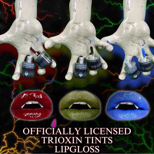 Trioxin Tints Lip Gloss Trio W/ Zombie FX Colors