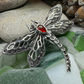 Damsel Dragonfly Marcasite Brooch