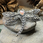 Damsel Dragonfly Marcasite Brooch