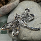 Damsel Dragonfly Marcasite Brooch