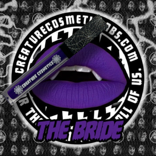 The Bride Lipstick W/ Horror FX & Purple Glam