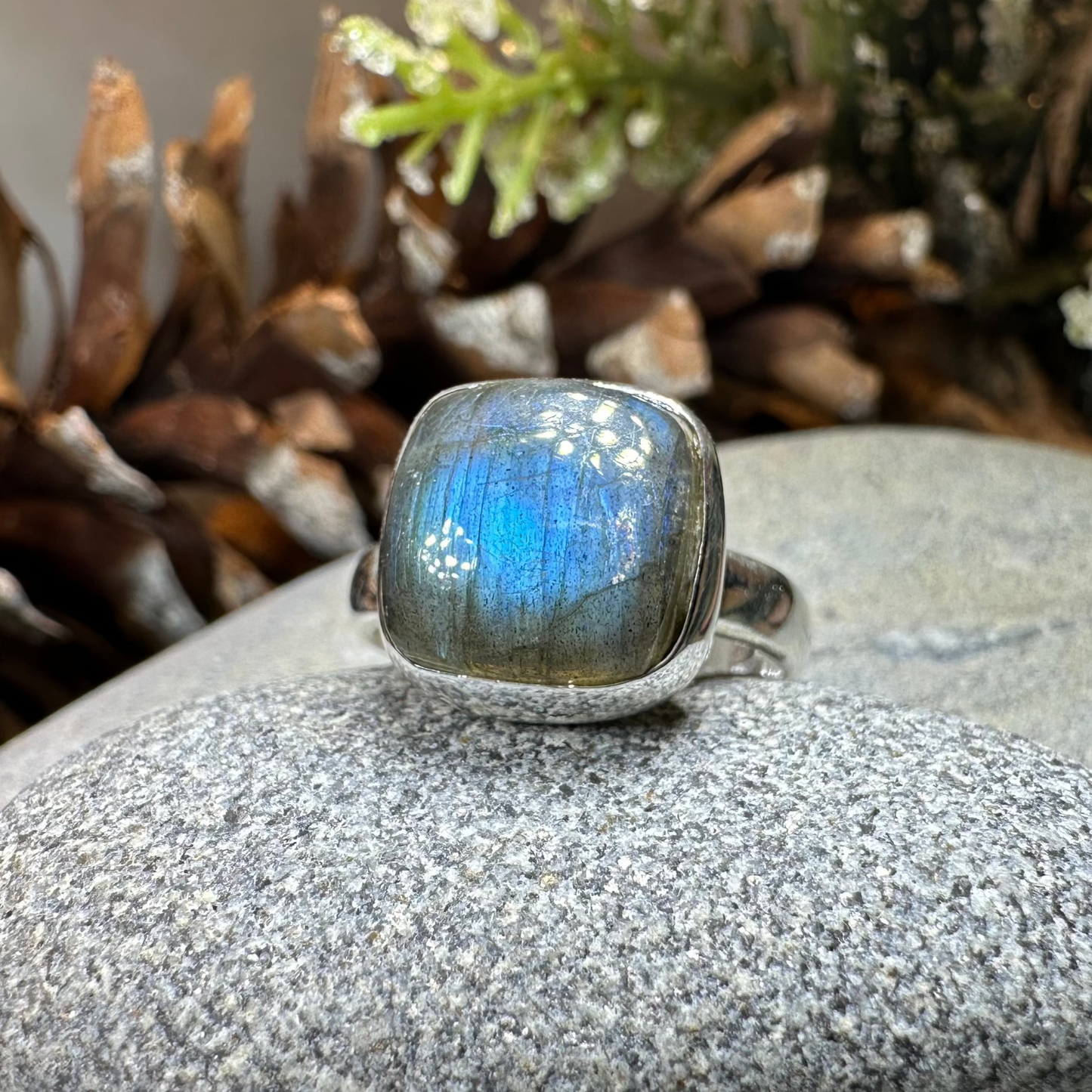 Celtic Twilight Labradorite Ring -  - Ring