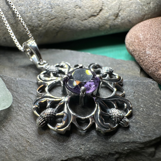 Dolina Thistle Necklace -  - Pendant