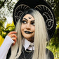 Vegan Felt Wide Brim Hat - XL Brim - "Curly Horns" -  - 