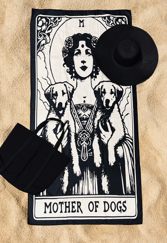 Beach Towel - Mother of Dogs Tarot