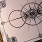 Divination Mat - Charm Casting w/ Instructions (Large: 30”x22”)