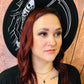Vegan Felt Wide Brim Hat - XL Brim - "Grim Reaper" -  - 