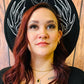 Vegan Felt Wide Brim Hat - XL Brim - "Webbed Antlers" -  - 