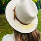 Fox & Fable - Vegan Felt Wide Brim Hat - Cream - Moon Phase -  - 