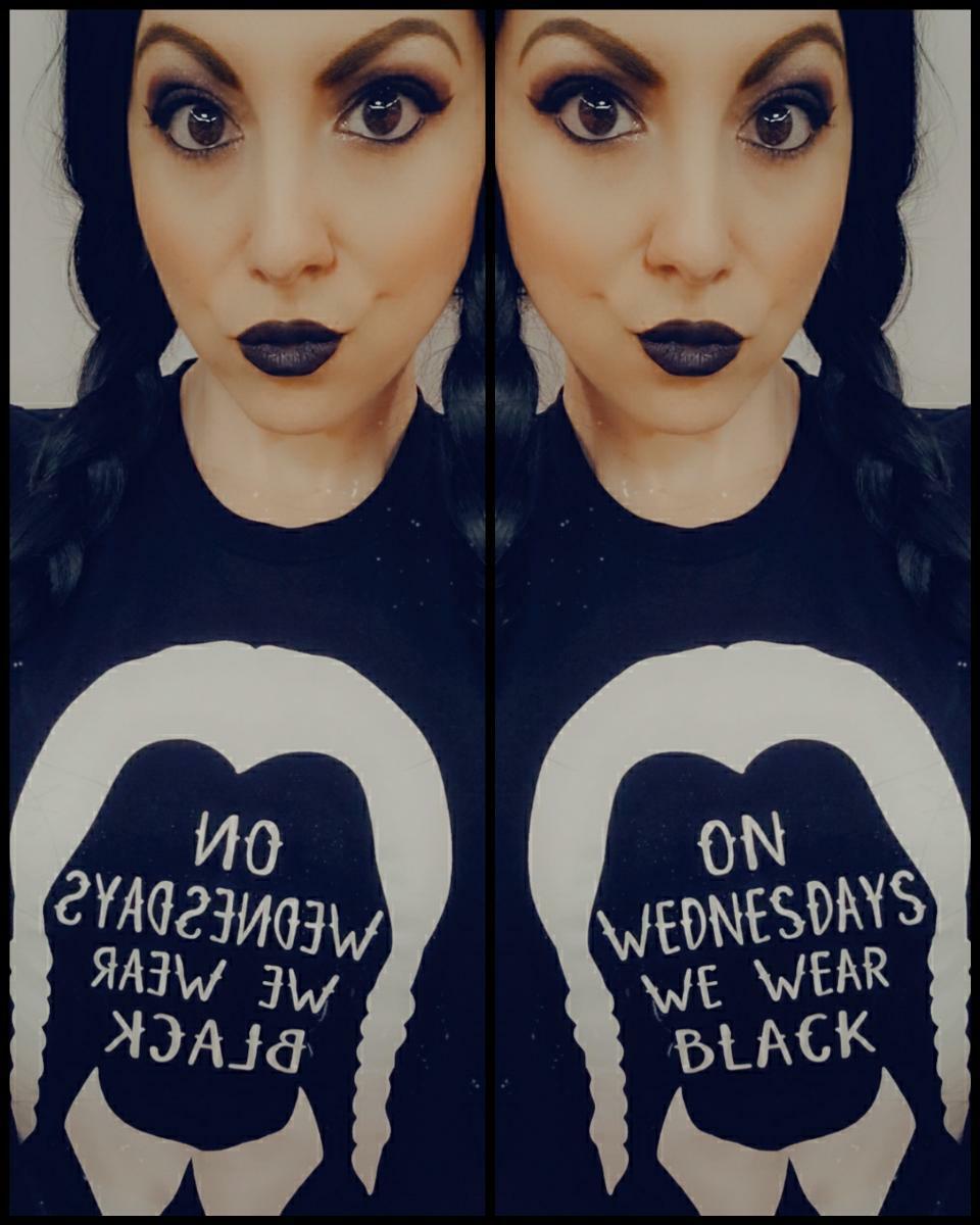 "On Wednesdays We Wear Black" Wednesday Tee - Unisex Shirt -  - Shirts