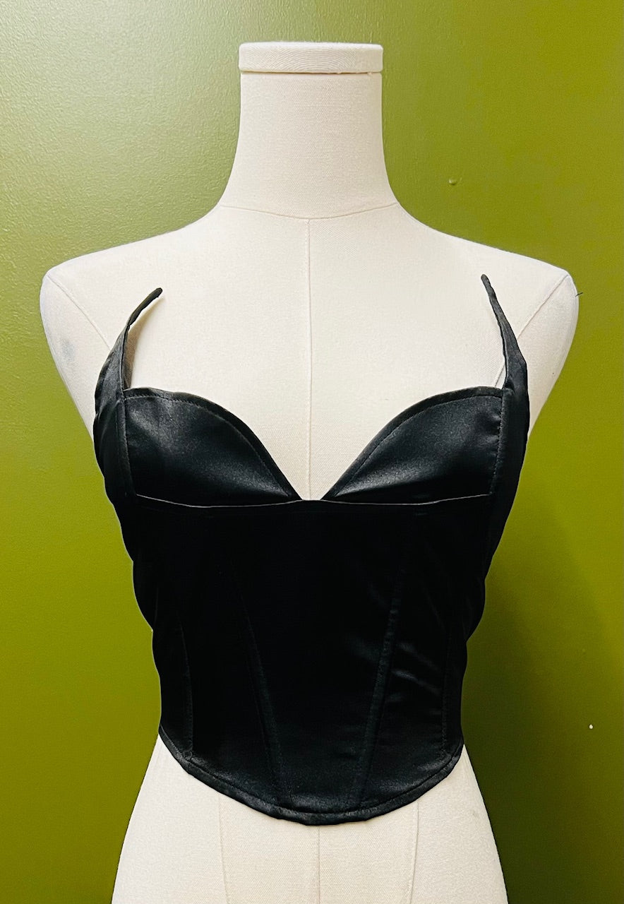 Elmira Corset Top - Gothic Waist Cinching Top - Alternative Fashion Corset