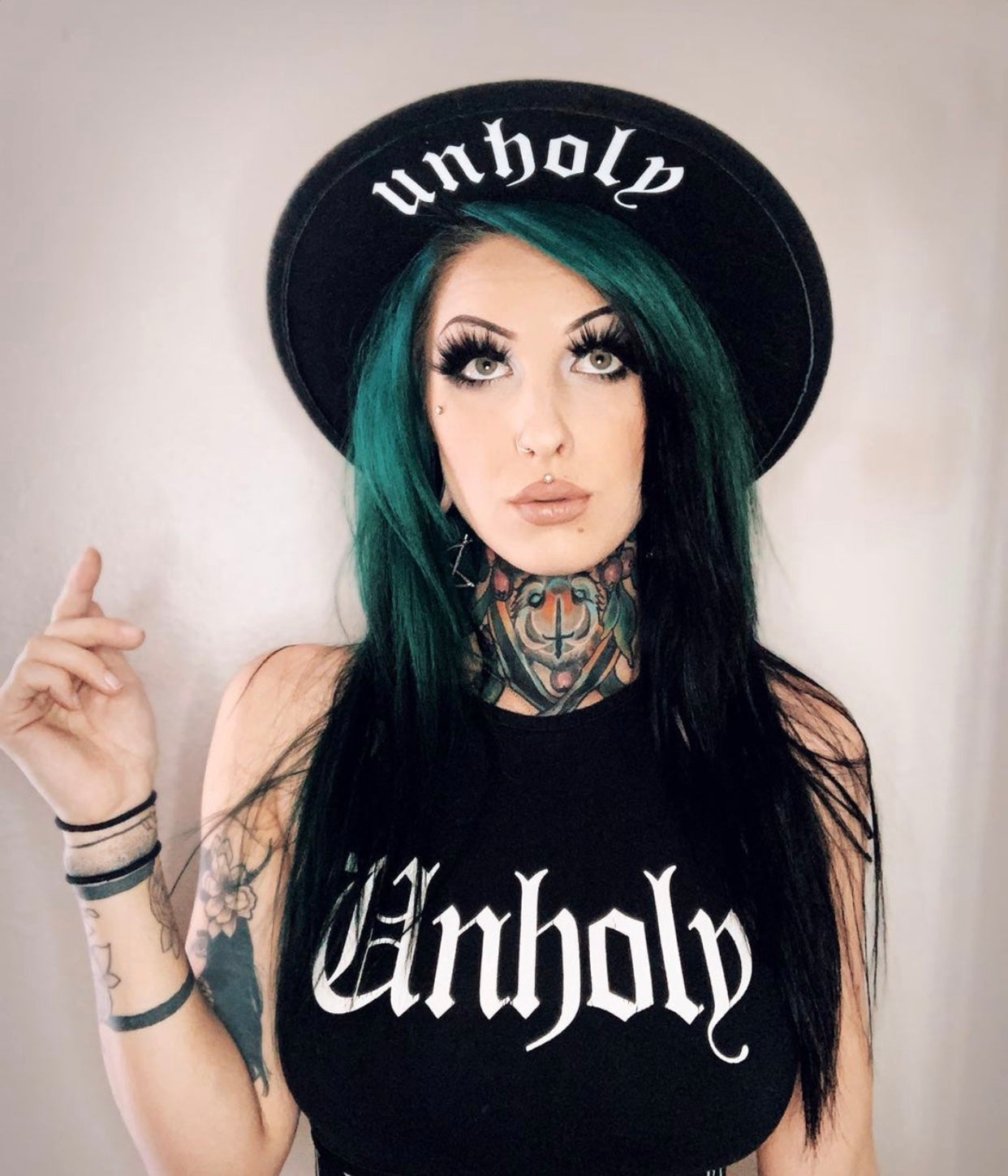 Vegan Felt Hat - Unholy -  - 