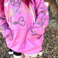 8ngelonline Desire Pullover All Over Print Hoodie Pink - HKWD - All Over Prints