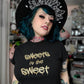 Vegan Felt Hat - XL Brim - Moonlight Crystals -  - 