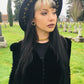 Vegan Felt Hat - Starburst Crown -  - 