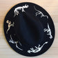 Vegan Felt Hat - Dino Skeletons -  - 