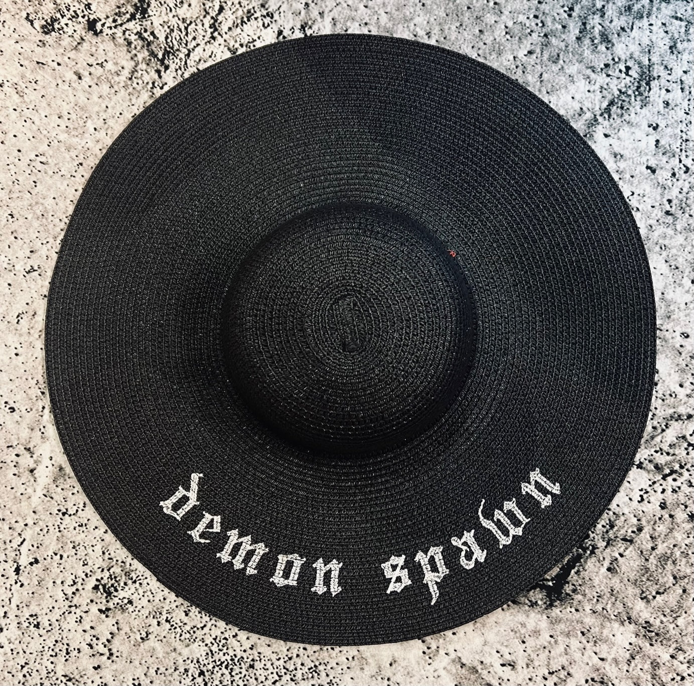 Floppy Sun Hat - XL Brim - demon spawn -  - 