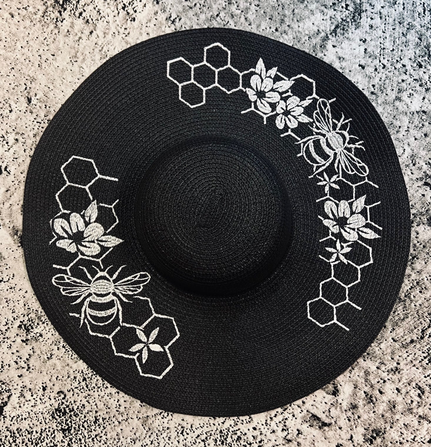 Floppy Sun Hat - XL Brim - Honeycomb -  - 