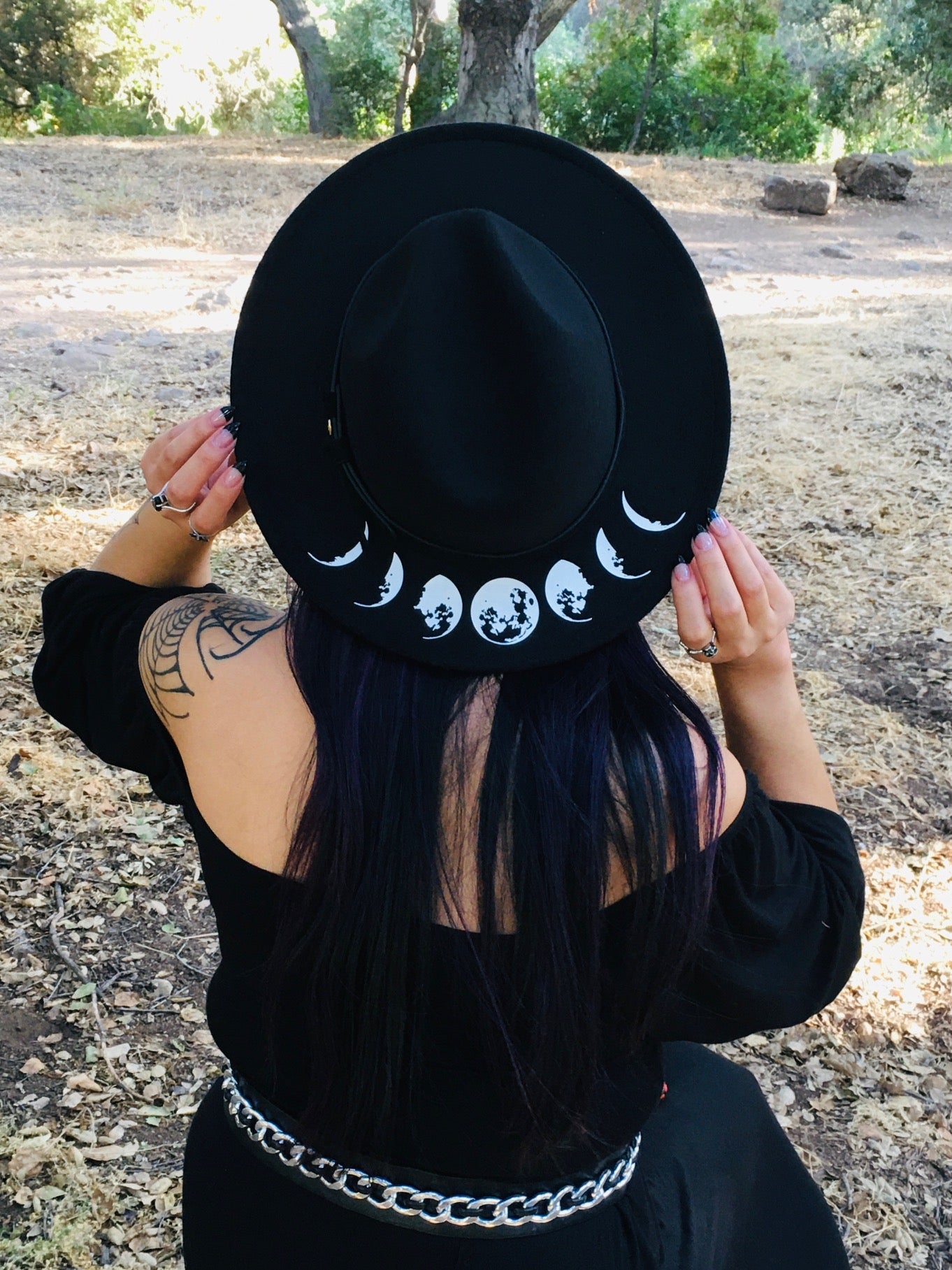 Vegan Felt Hat - Moon Phase -  - 
