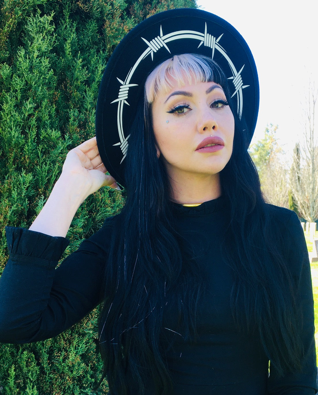 Vegan Felt Hat - Barbed Wire -  - 