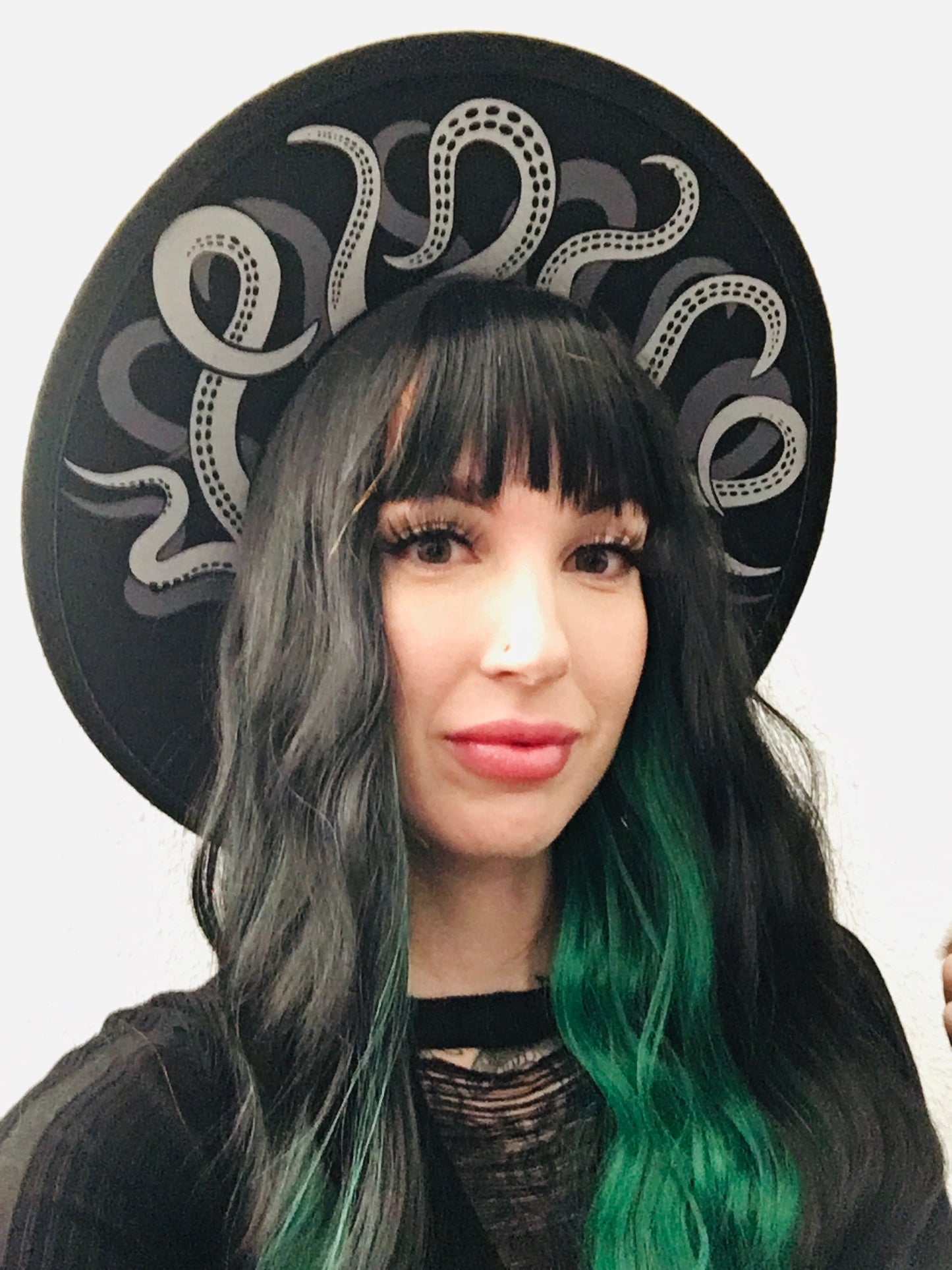 Vegan Felt Hat - XL Brim - "Tentacles" -  - 