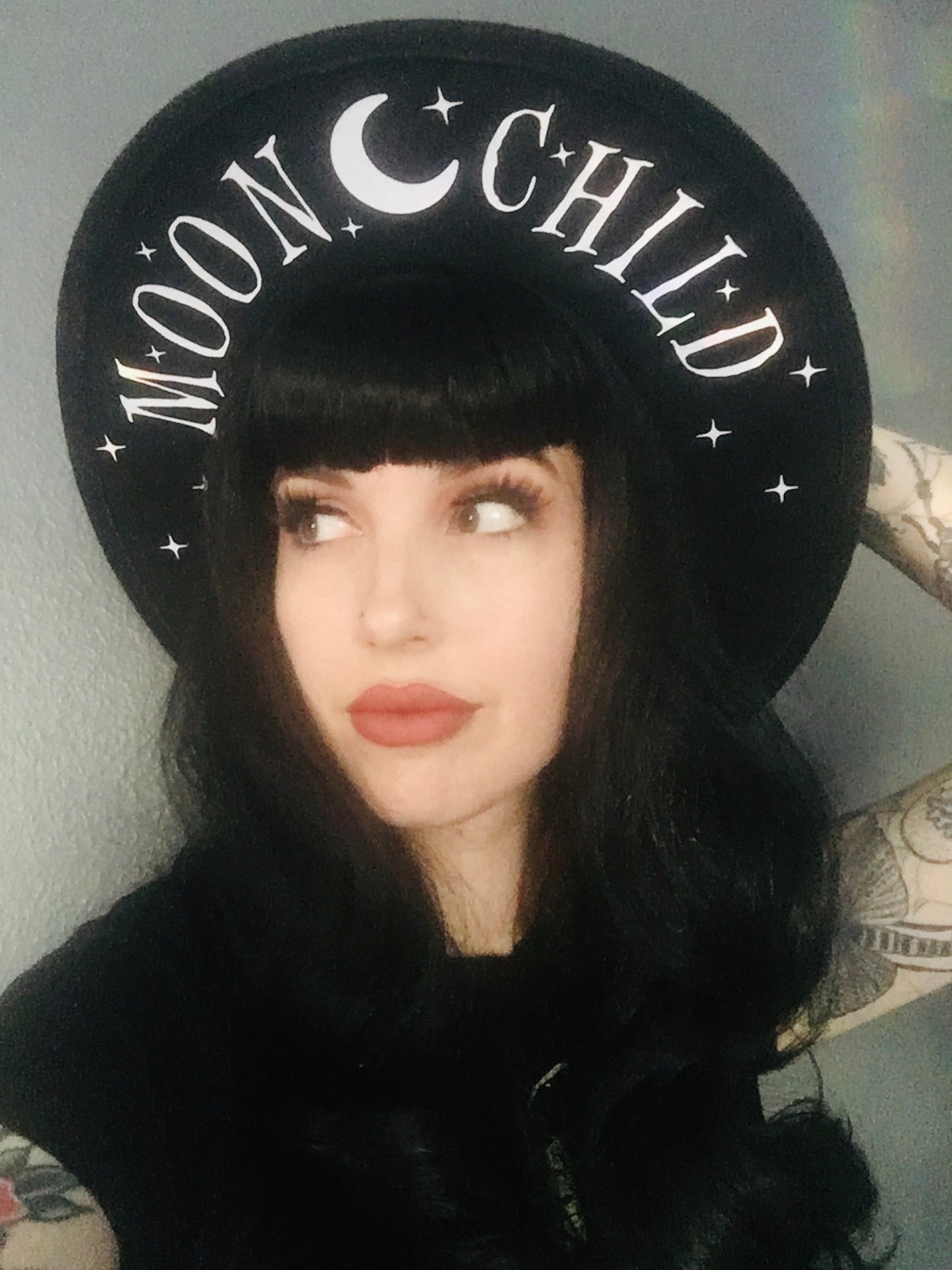 Vegan Felt Hat - XL Brim - Moon Child -  - 